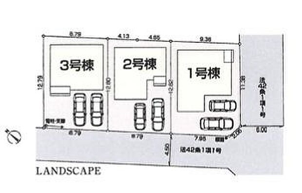 ご覧の物件は2号棟です。