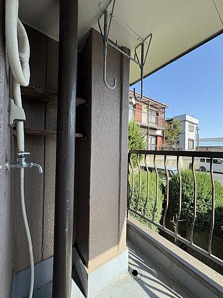 外水栓がついているのでお手入れ楽々。