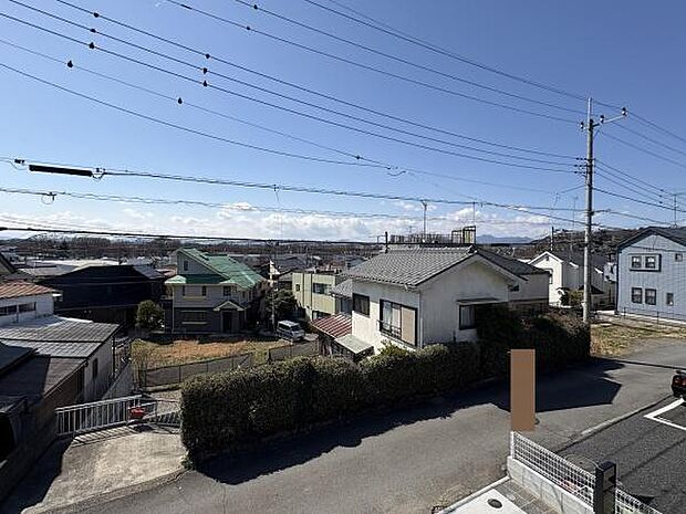 現地バルコニーからの眺望。