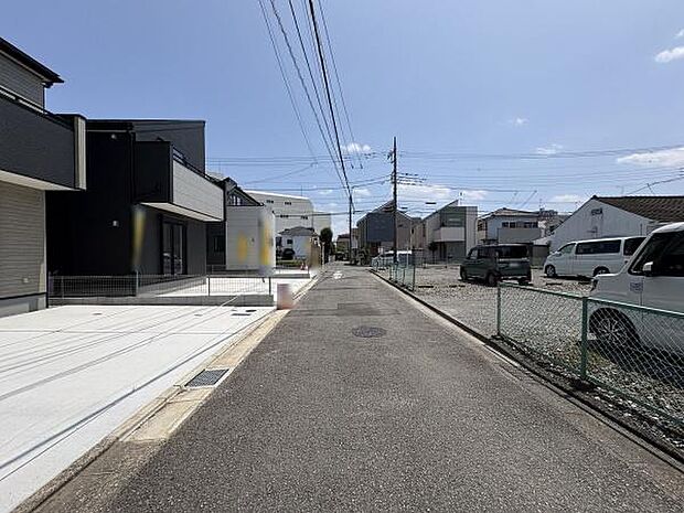 前面道路の様子。
