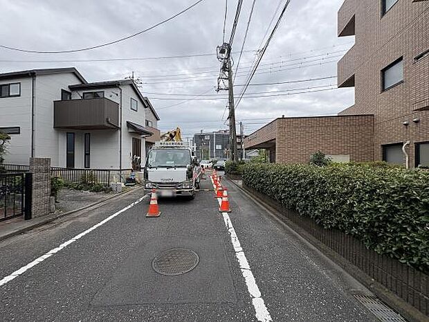 前面道路の様子です。