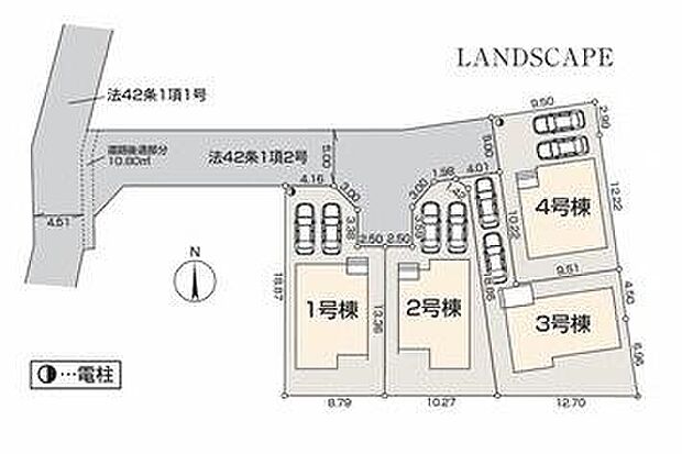 ご覧の物件は1号棟です。