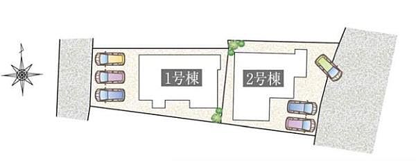 ご覧の物件は1号棟です