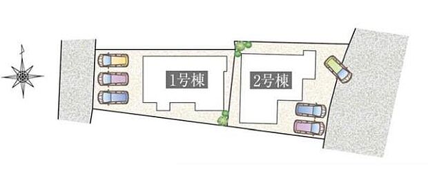 ご覧の物件は1号棟です
