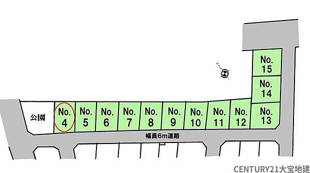 ■区画4■敷地面積約42坪