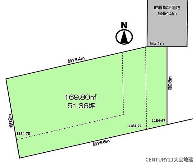■敷地面積約51坪■総武本線「都賀」駅徒歩9分