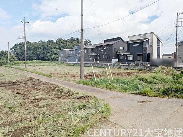■分譲地全体の一部です■この後、区画割や道路整備等の工事がはいります