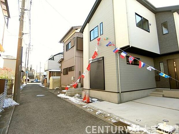 幅員約4m道路に接道