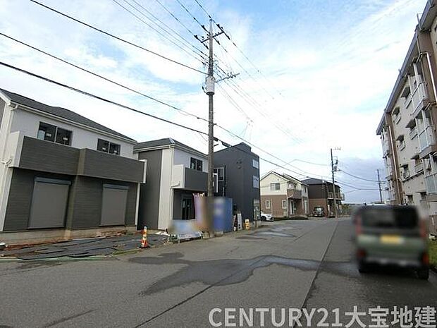 幅員約9ｍ道路に接道