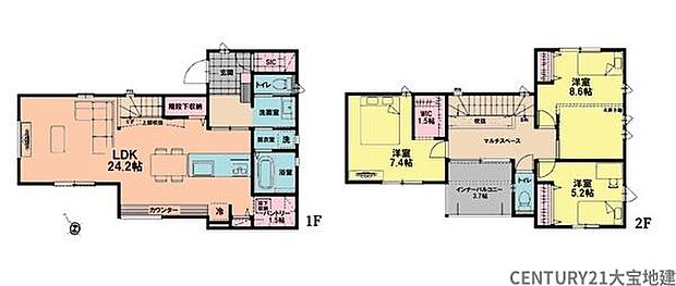 ■19号棟■3(4)LDK+シューズクローク+ウォークインクローゼット