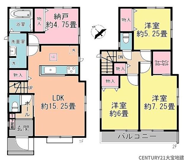 ■Ｂ号棟■3ＬＤＫ＋納戸＋ウォークインクローゼット