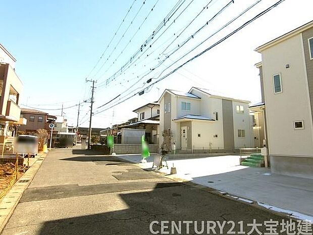 幅員約6.5m道路に接道