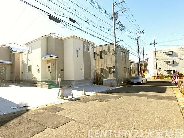 幅員約6.5m道路に接道