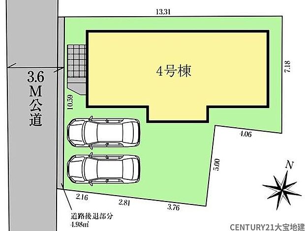 【区画図】4号棟