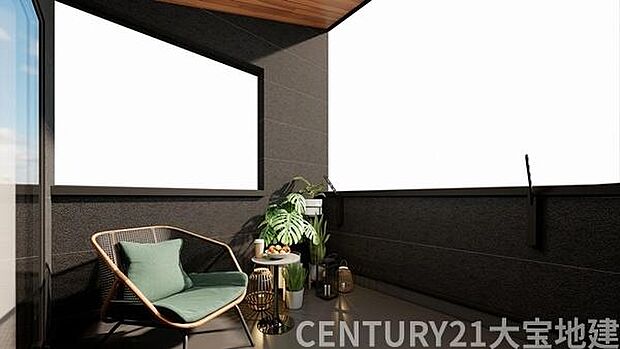 (2号棟)完成予想図■広いインナーバルコニータイプ※イメージパースの為、実際とは異なる場合がございます。