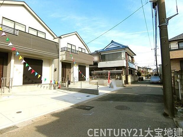 幅員約5ｍ道路に接道