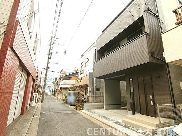 幅員約4m道路に接道