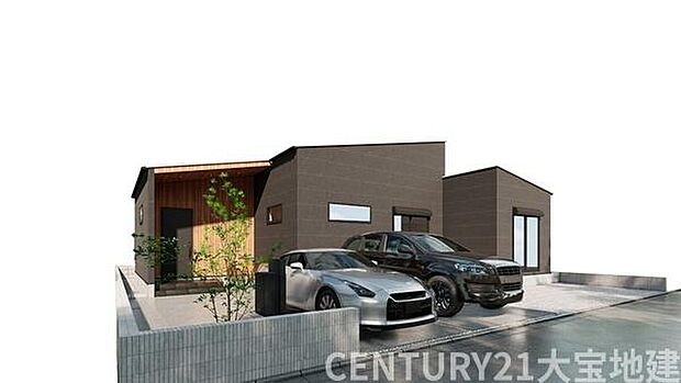 (3号棟)完成予想図※外観パースの為、実際と多少異なる場合がございます