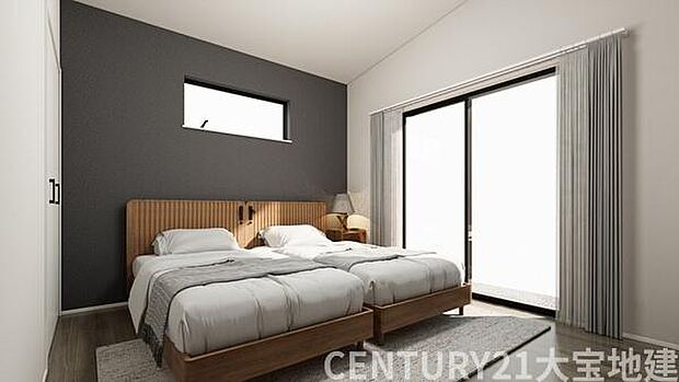 (3号棟)完成予想図■洋室7.0帖※イメージパースの為、実際とは異なる場合がございます。