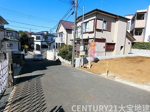 幅員約4.5m道路に接道