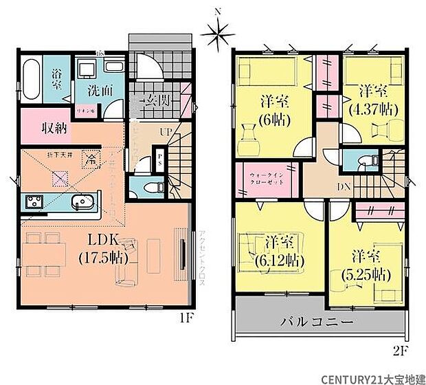 ■1号棟■4LDK+ウォークインクローゼット