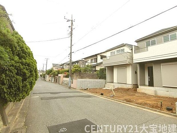 幅員約6.5ｍ道路に接道しています