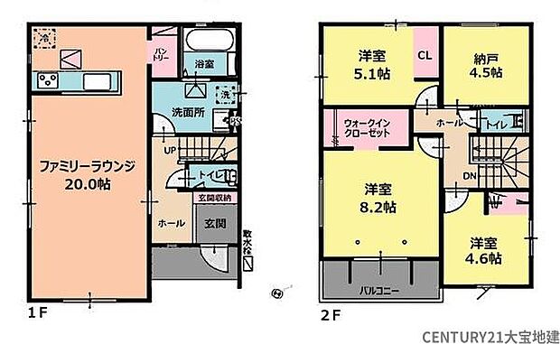 ■2号棟■3LDK+納戸+ウォークインクローゼット