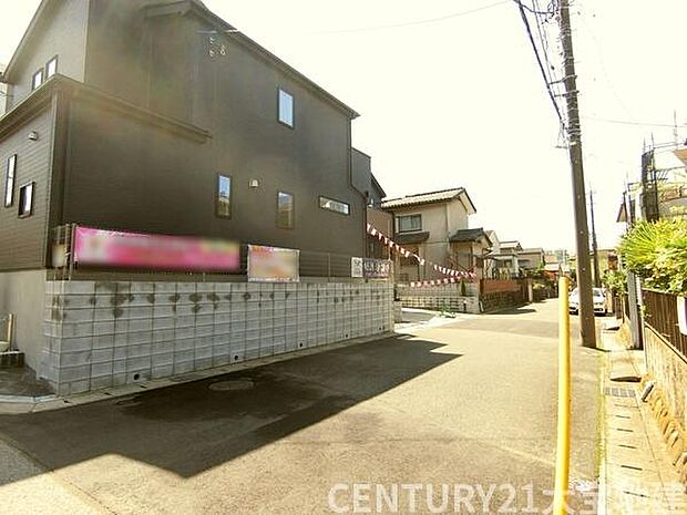 幅員約6.5m道路に接道