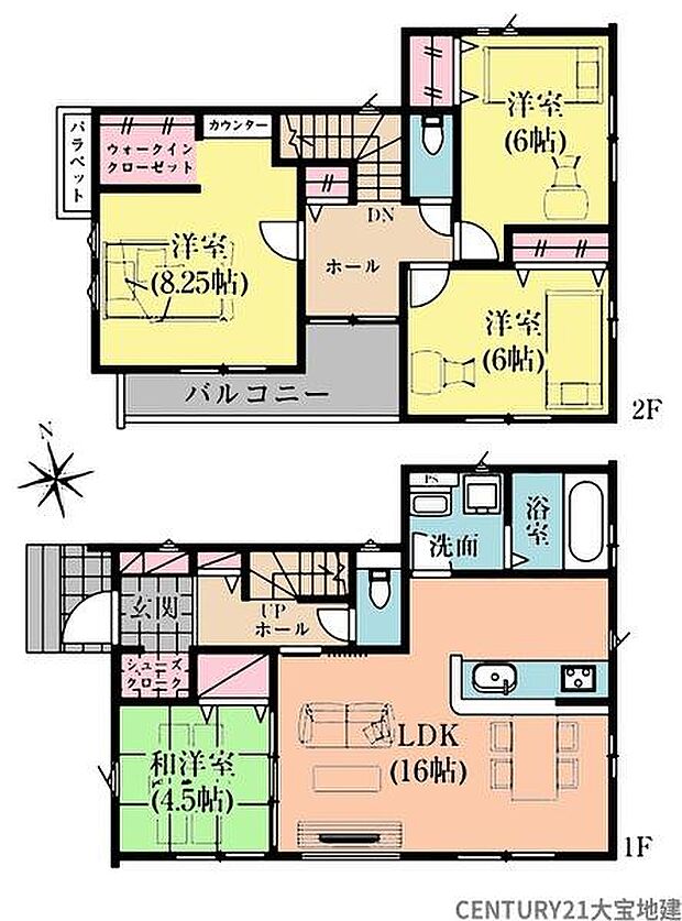 ■7号棟■4ＬＤＫ＋シューズクローク＋ウォークインクローゼット