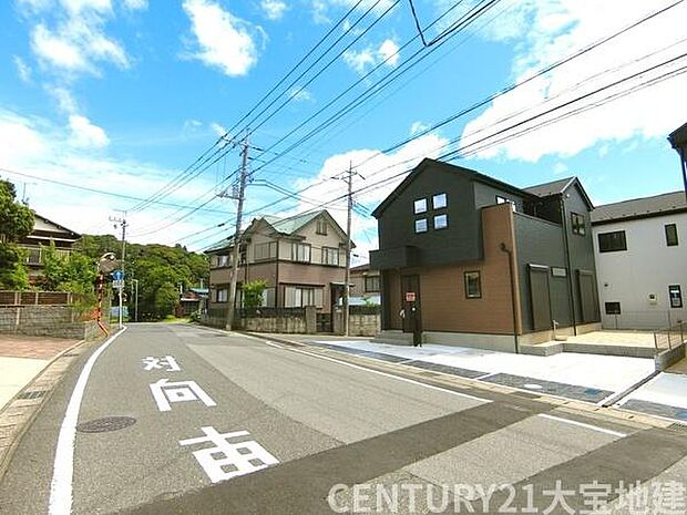 幅員約8.3ｍ道路に接道しています