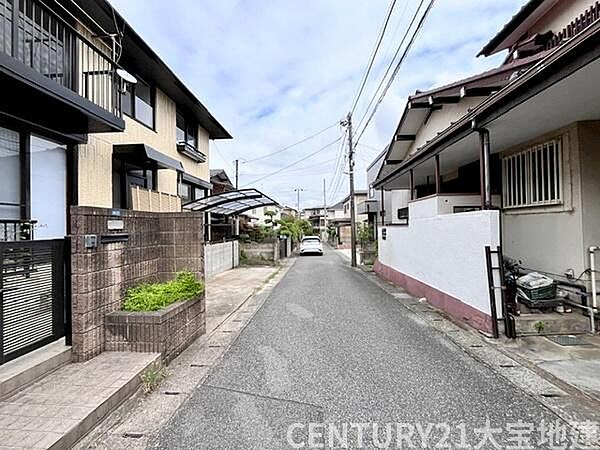 幅員約4ｍ道路に接道しています