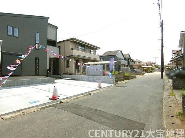 幅員約5ｍ道路に接道しています