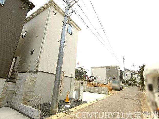 幅員約3.9m道路に接道しています