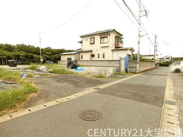 幅員約4m道路に接道しています