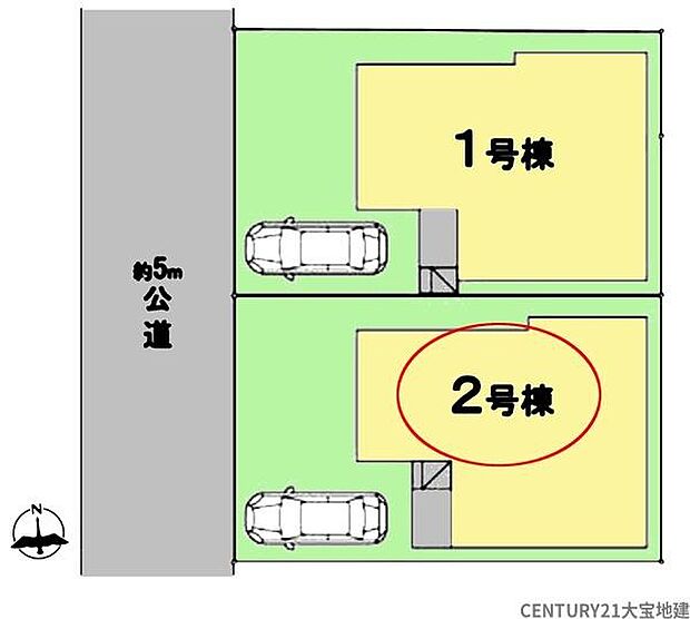 【全体区画図】2号棟