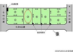 千葉市稲毛区黒砂台2丁目1期 3号地
