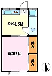 間取図画像 1DK