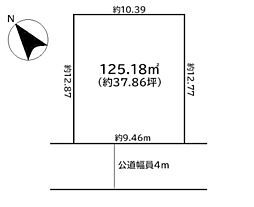 松戸市幸田5丁目　土地の土地画像