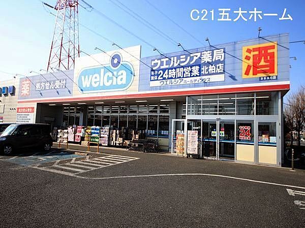 ウエルシア北柏店まで913m