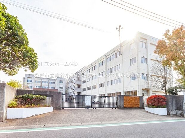 松戸市立幸谷小学校まで290m、撮影日:2021/11/19　290　松戸市立幸谷小学校
