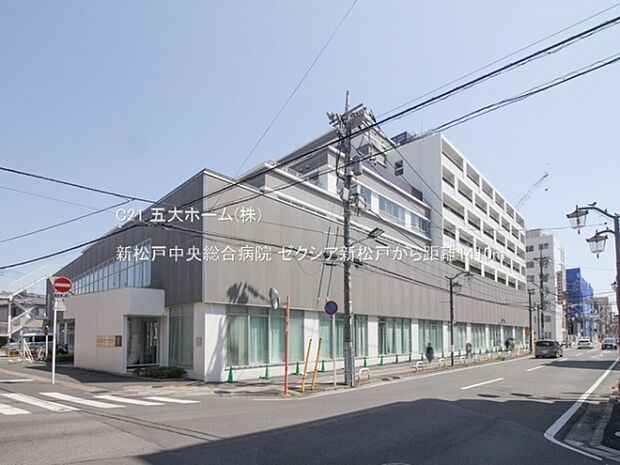 新松戸中央総合病院まで1960m、撮影日:2023/05/04 1410 新松戸中央総合病院