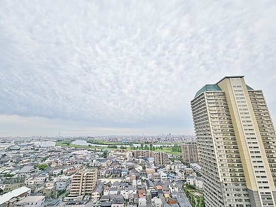 19階部分で眺...
