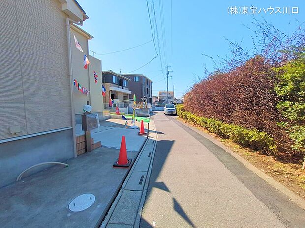 前面道路含む現地