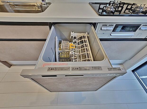 家事の時短に役立つ食洗機。省スペースのビルトインタイプ