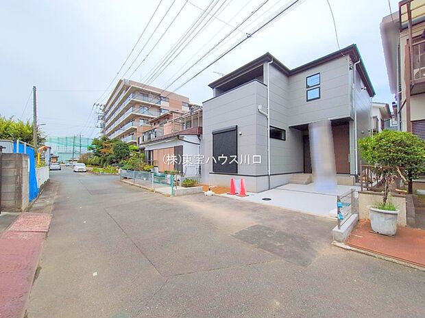 前面道路＆現地写真