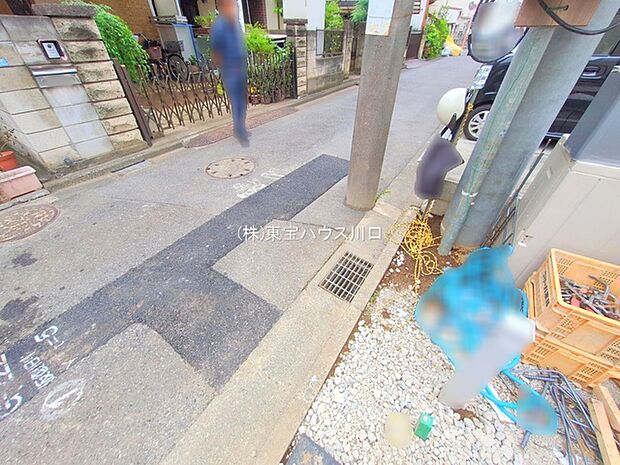 前面道路含む現地