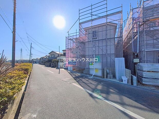 前面道路含む現地