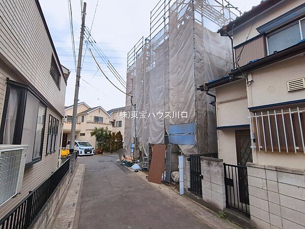 前面道路含む現地