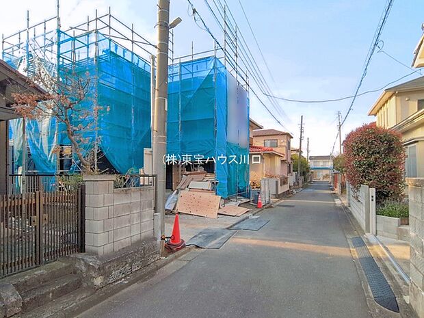 前面道路含む現地