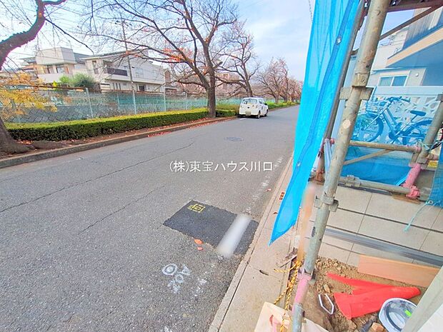 前面道路含む現地